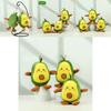 Adorable Four-inch Avocado Plush Toy Keychain Cute Backpack Charm Gift For Kids