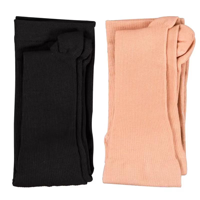 Calf Compression Stockings Pressure Stockings Elastic Open Toe Knee High Stockings Calf Support Leg Guards Long Calf Sleeves