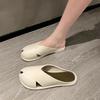 Women's 2025 Summer-Autumn Non-slip Low Heel Half Slippers: Versatile Beach Sandals