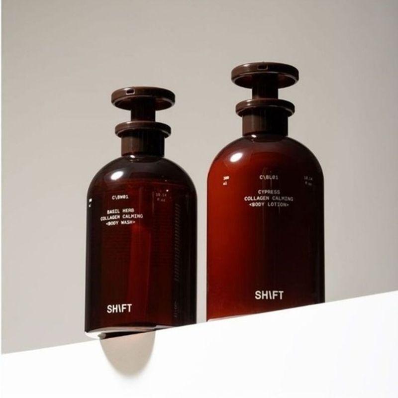SHIFT Collagen Calming Body Set (Basil Herb Body Wash + Cypress Body Lotion) Main product