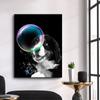 Dog Blowing Bubbles Paintings Printed On Canvas Pictures Home Decor Wall Art Prints Posters for Living Room Decoration Cuadros