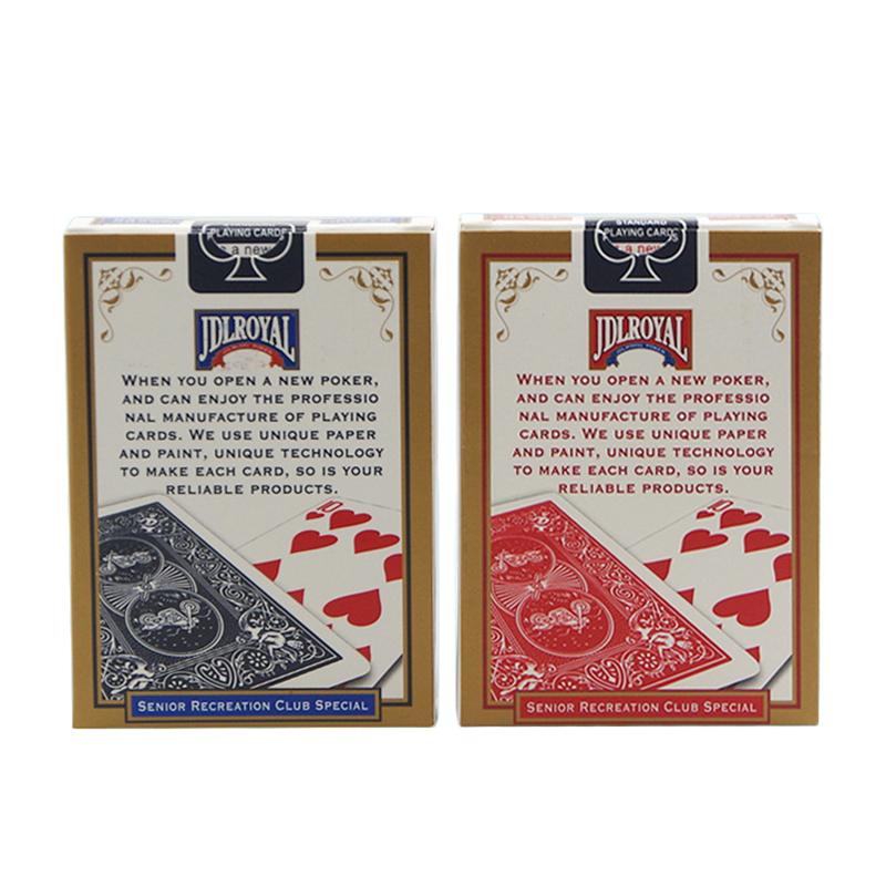 Jdlroyal Poker Red/Blue  Regular Playing Cards Standard Sealed Decks Magic Tricks Poker Playing Cards Magice Tricks