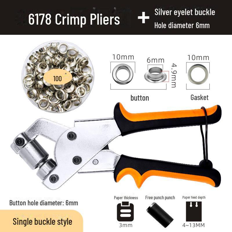 Air Eye Installation Pliers Set with Display Stand, Printing Cloth, and Press Buckle for Posters