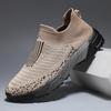 Men Daily Sport Shoes Breathable Lightweight Athletic Shoes Outside Mesh Black Running Shoes Athletic Jogging Tenis Walking Footwear