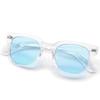 [MERRY PLEASURE] Sunglasses for Men and Women, UV Protection, Fashion Glasses, Wellington, Square, Asian Fit, Tinted Lenses (Lightly Colored)