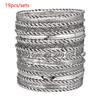 Punk Style Metal Cuff Bracelets For Women And Men With Geometric Design For Travel Gifts