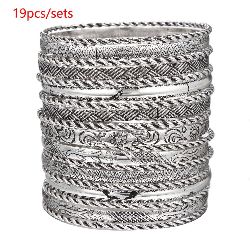 Punk Style Metal Cuff Bracelets For Women And Men With Geometric Design For Travel Gifts