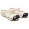 Crocs Classic Color Block Ballet Clogs Women Clogs Beige Black 215962-2TP