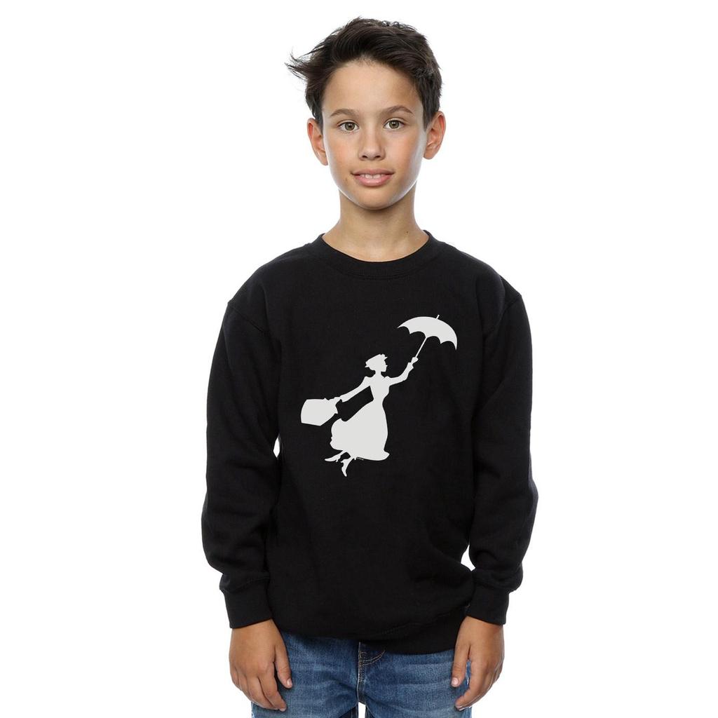 Disney Boys Mary Poppins Flying Silhouette Sweatshirt