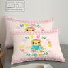 3pcs King Easter Cartoon Chicken Print Pattern Theme Duvet Cover Set, Queen, King, Double Bed, for Home,Hotel, Gift for Girl