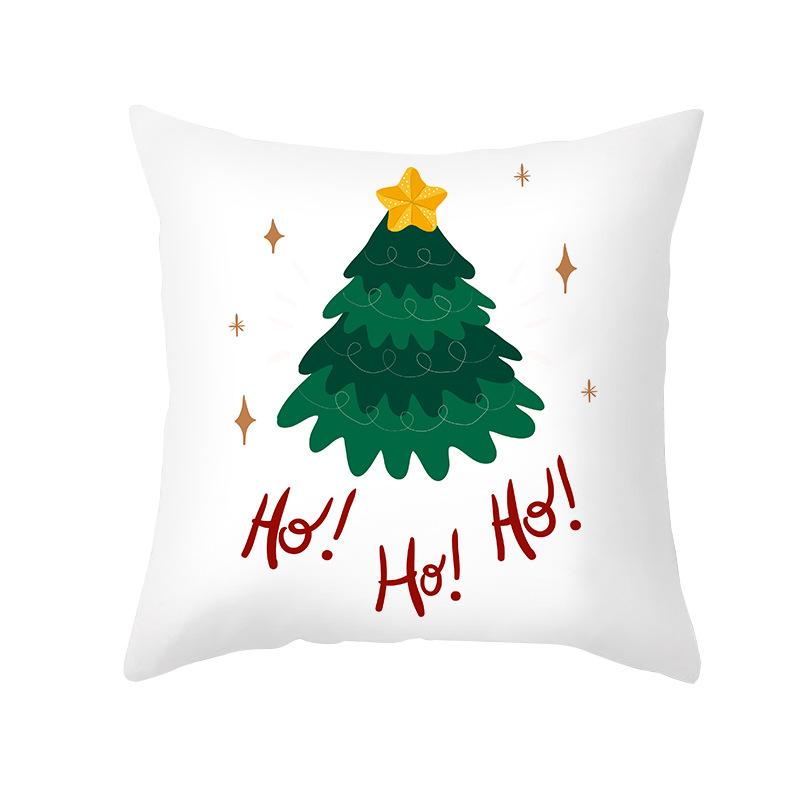 New Nordic Print Christmas Pillow Cover Cartoon Christmas Series Sofa Cushion Cover Home