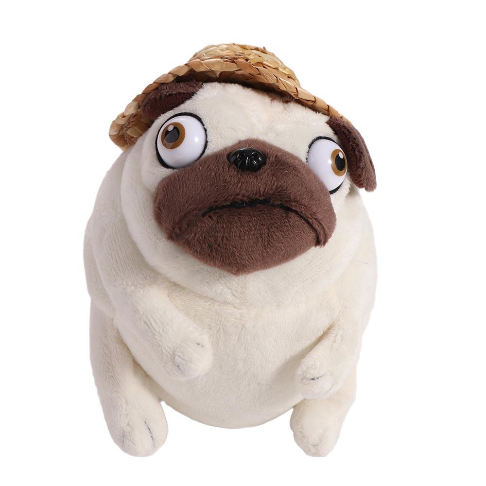Room Decoration Appease  Soft  Accompany  Elf Fat Pug  Pug Dog   Stuffed  Pug Dog