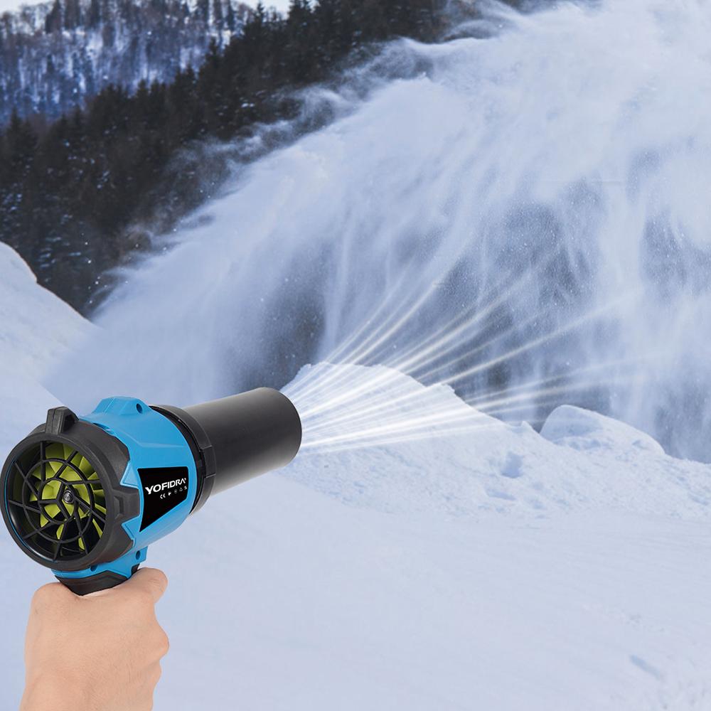 Yofidra 350M/S Brushless Electric Turbo Fan Blower 3000W Cordless Jet Snow Leaf Dust Air Blowing Tool for Makita 18V Battery