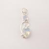 Milky Opal Gemstone 925 Sterling Silver Customized Pretty Pendant 1.47" For Wedding PP-31-14