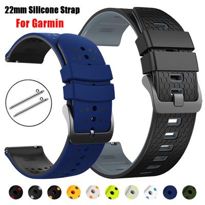 Cinturino da 22 mm per Garmin Forerunner 255 Music 265 570 47 mm Venu 2 3 4 45 mm Braccialetto Sportivo per Garmin D2 Air X15 Cinturino in Silicone