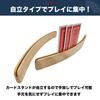 HALSUN Wooden Card Curved Arch Card Card Playing Set of 4 Stand, Shape, Game, Holder, Cards,