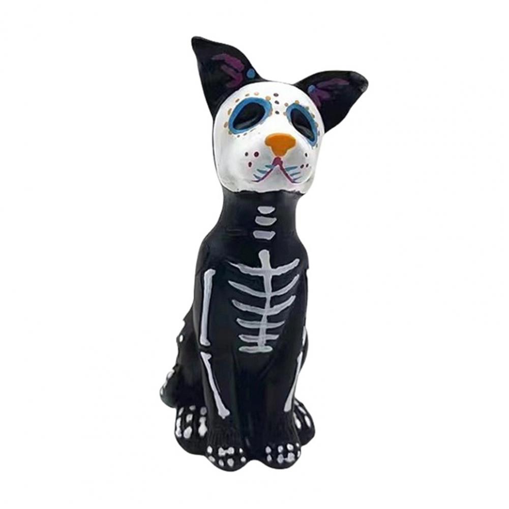 Хэллоуин Домашние Украшения Собака Кошка Орнамент Жуткий Хэллоуин Декор Дома с Привидениями Призрак Кошка Собака Орнамент Скульптура для Дома
