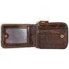 Leather Bifold   Wallet for Men Travel Purse Pouch Gift