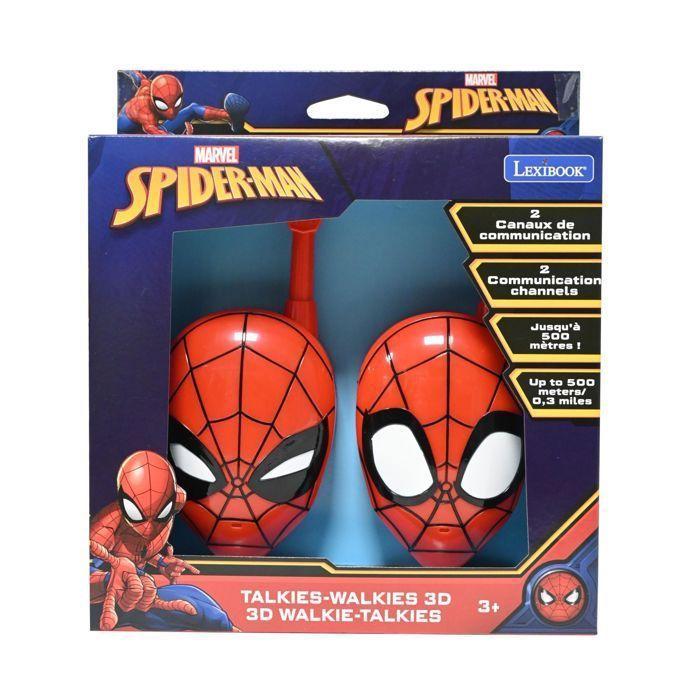 Talkies-walkies - LEXIBOOK - Spiderman 3D - Portée 200m - Design Ergonomique - 2 Canaux