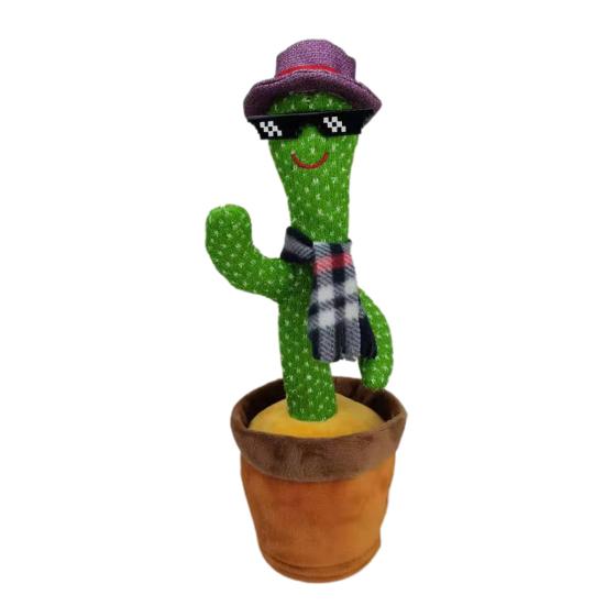 Creative Dancing Plush Toy Cactus Cultivate Interest Funny Singing Dancing Cactus Plush Toys    