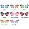 Stylish Candy Color Butterfly Sunglasses Gradient Colorful Women's Cat Eye Sun Glasses UV400 Ladies Party Eyewear