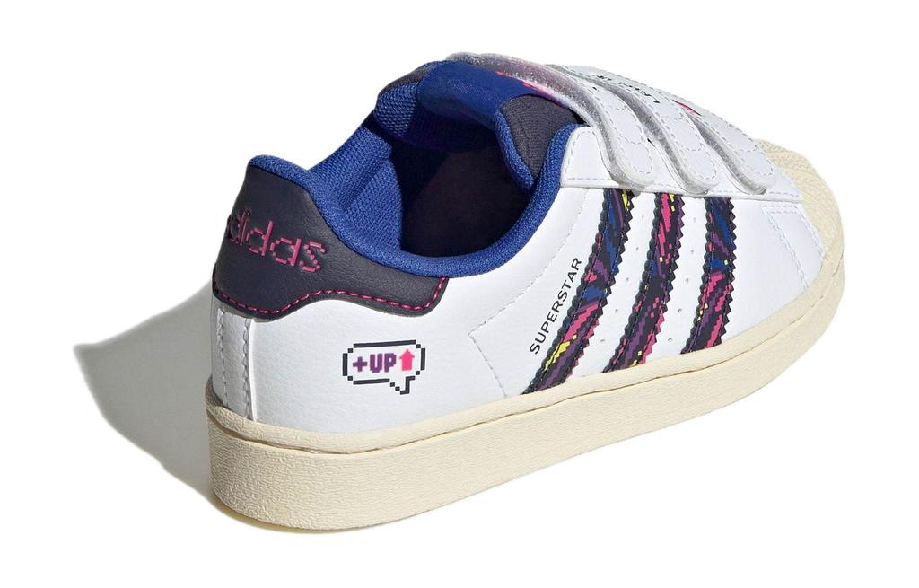 Adidas Originals SUPERSTAR COMFORT CLOSURE Low top Kids' Skateboarding Shoes White Blue Kids' IF4318