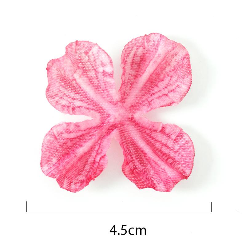 20/50Pcs Artificial Flowers 4.5CM Fake Flower Petal for Home Decor Wedding Decoration DIY Craft Gift Costume Ornament Accessory