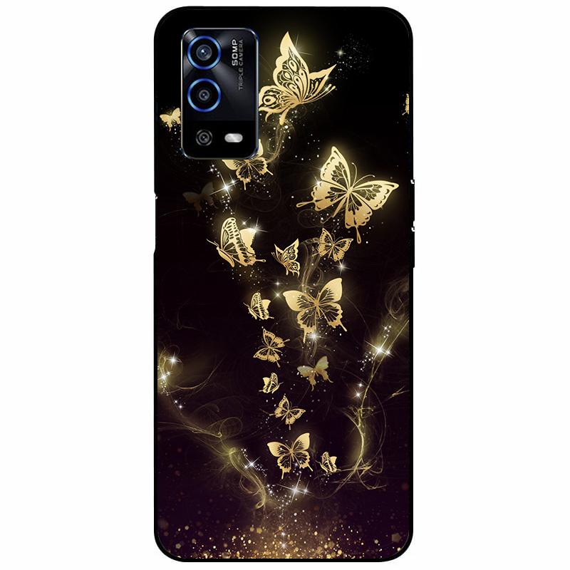 For Oppo A55 4G Case 6.51'' Soft Silicone Protective Marble Phone Cover for Oppo A55 Case TPU Funda For OPPOA55 A 55 CPH2325 Bag