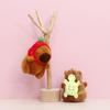 Capybara Plush Toy - Cute Rodent Doll Gift with Mini Pendant