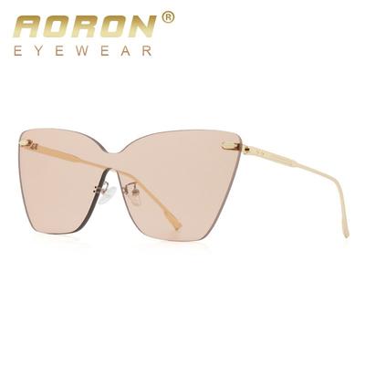 aoron Rahmenlose Sonnenbrille für Männer und Frauen, modisches Design, Angeln, Fahren, Sonnenbrille, UV400-Schutz