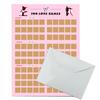 100 Kjærlighetsspill Sex Pose-plakat Valentine's Day Scratch-Off-gave til par