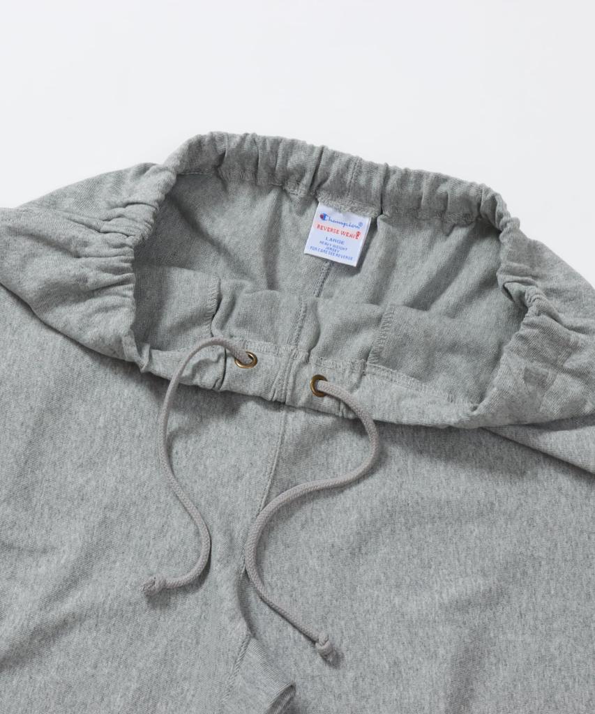 Shorts Cotton Embroidered Ribbed Script Logo Reverse Shorts REVERS Oxford Gray L [Champion] 100% 9.4oz Weave(R) WEAVE(R) C3-P507 Men's