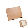 Sunny Glow Book Reading Desktop Adjustable Angle Posture Natural Wood Look Size Stand, Stand, Foldable, (8 Settings), Support, (M (3424cm))