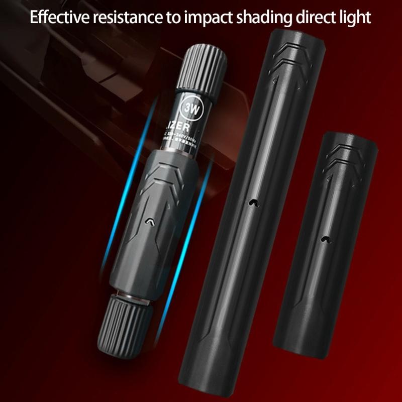 Aquarium Lamp Shade with Glass Tube Fixing Clip and Sliding Grooves Limited Protections for Fish from Light 3 Size