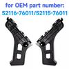1Pair Front Bumper Bracket Support Set 52115-76011 52116-76011 For Lexus Ct200h 2011-2017 52115-76010 5211676011-M53K