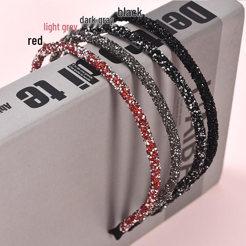 

Металлическая заколка для волос со стразами и противоскользящим покрытием и повязка на голову для женщин - Элегантный аксессуар для волос