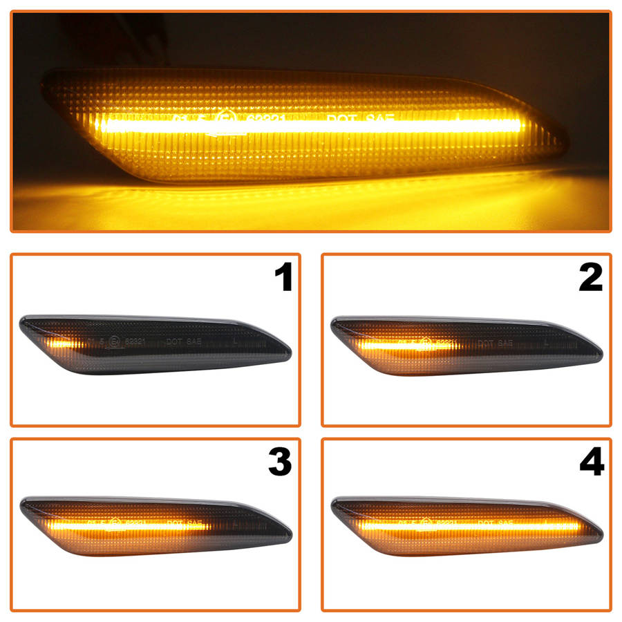 Alfa Romeo 147 FL 04-10 LED boczny kierunkowskaz DYMIONY DYNAMICZNY 2 szt.. ZESTAW