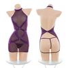 Domila Sexy Lingerie Sexy Hottie One-piece Strap Mesh Splicing See-through Uniform Temptation Free of Strip