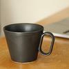 Wired Beans Eternal Mugs, Arita Ware and Mino Ware, Pair Set, Black Matte and White Matte, 240ml, Gift Boxed