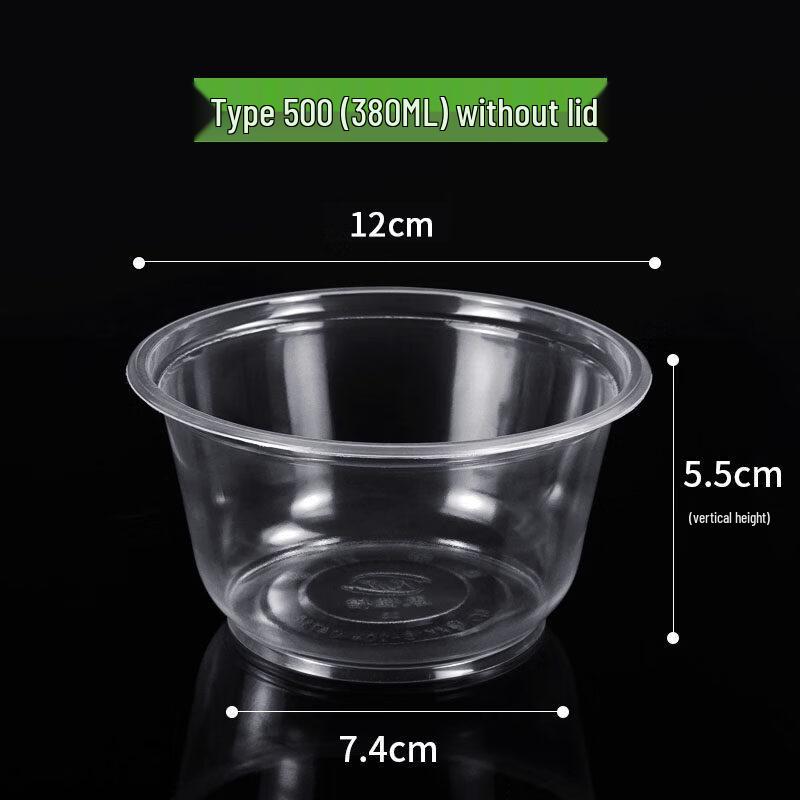 ZISIZ Disposable Plastic Bowls