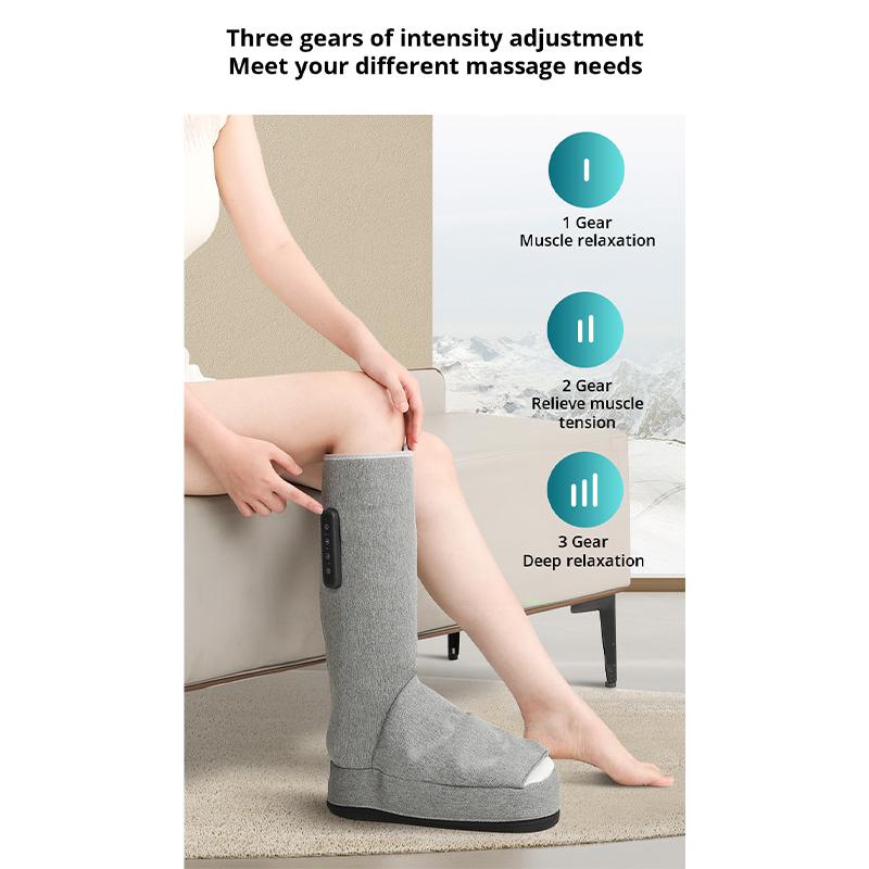 Wireless Air Compression Foot Massage Hot Compress Calf Leg Massage Relaxes Leg Muscles and Relieves Pain