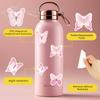 35pcs Cartoon Nature Stickers Pastel Butterfly Butterfly Graffiti Decals Nature Stickers For Laptop Motorcycle Luggage Phone