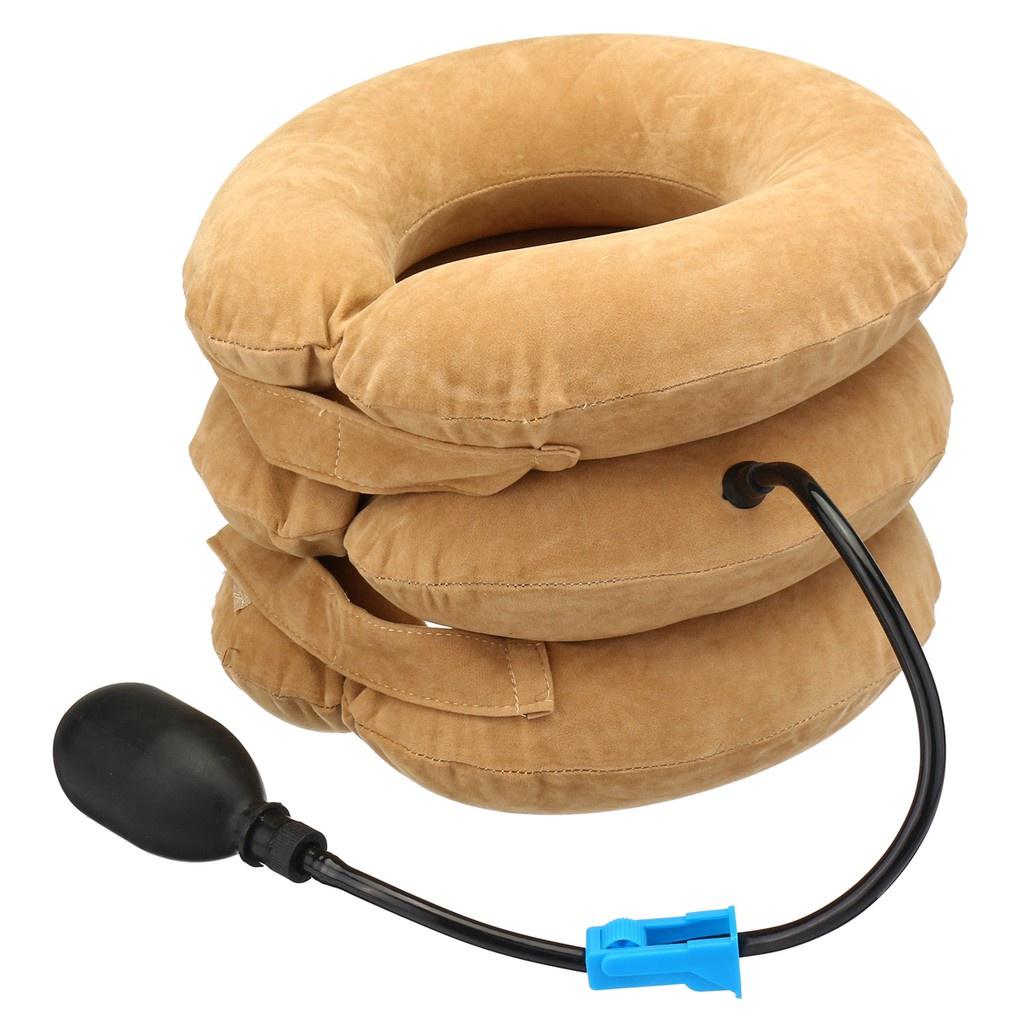 

Универсальный надувной шейный воротник для облегчения боли в шее, тракционная поддержка, массажная подушка, подушка, уход за здоровьем