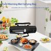 Waterproof Heat-Resistant Insulated Serving Tray Carrying Bag Waterproof Food Warmer Mat Storage Case with Handle