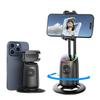 P05 Intelligent Selfie Stick Double Cold Boot Mobile Phone Stabilizer Face Recognition Tracking Gesture Control Desktop Gimbal