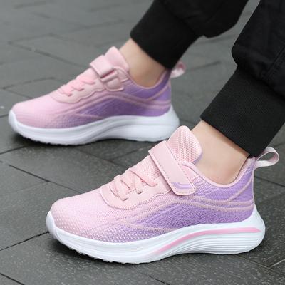 Baskets de Running pour Filles Chaussures de Sport pour Enfants Baskets Respirantes Légères Semelles à Mémoire de Forme