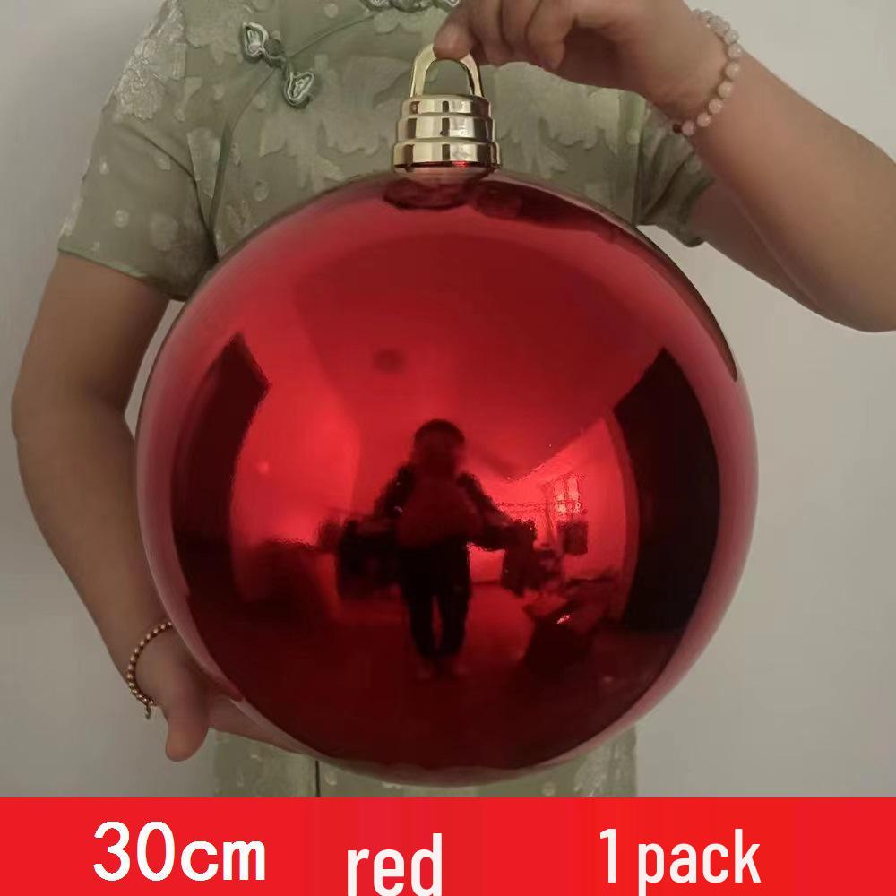 Custom Electroplated Round Christmas Hanging Ornament