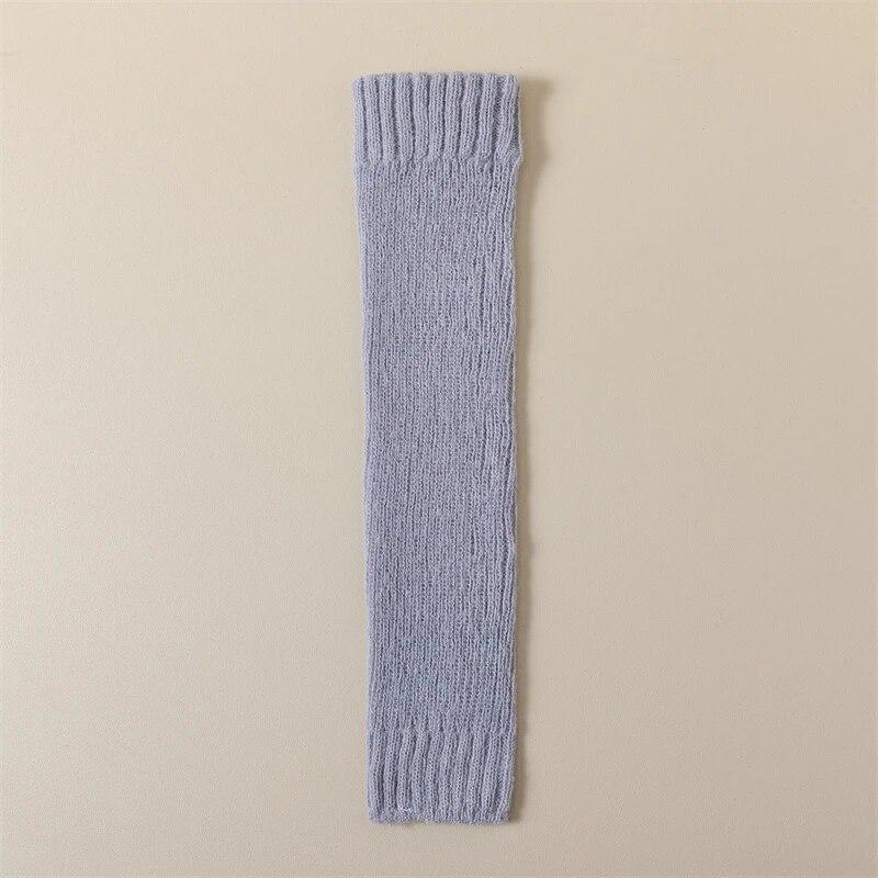 Fashion Women's Leg Warmers Autumn Winter Keep Warm Leg Long Sleeves For Women Solid Color Knee Warmer