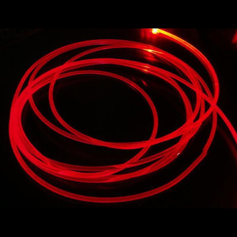 PMMA Side Glow Optical Fiber Cable 1.5/2/3/4mm Diameter Car LED Optic Cable Ceiling Lighting Lights Bright Party Light Decor