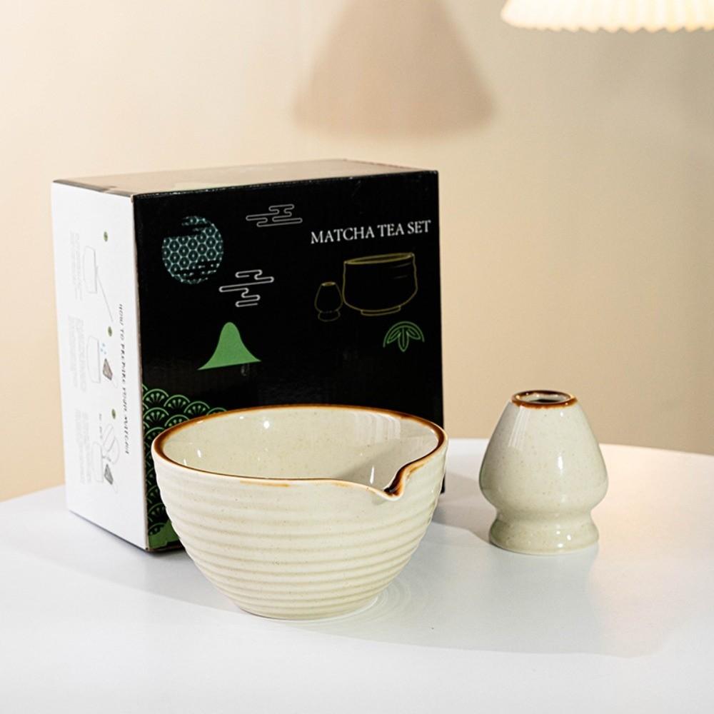 with Pouring Spout Matcha Whisk Holder Cross Grain Japanese Tea Set Matcha Making Kit  Tea Lovers